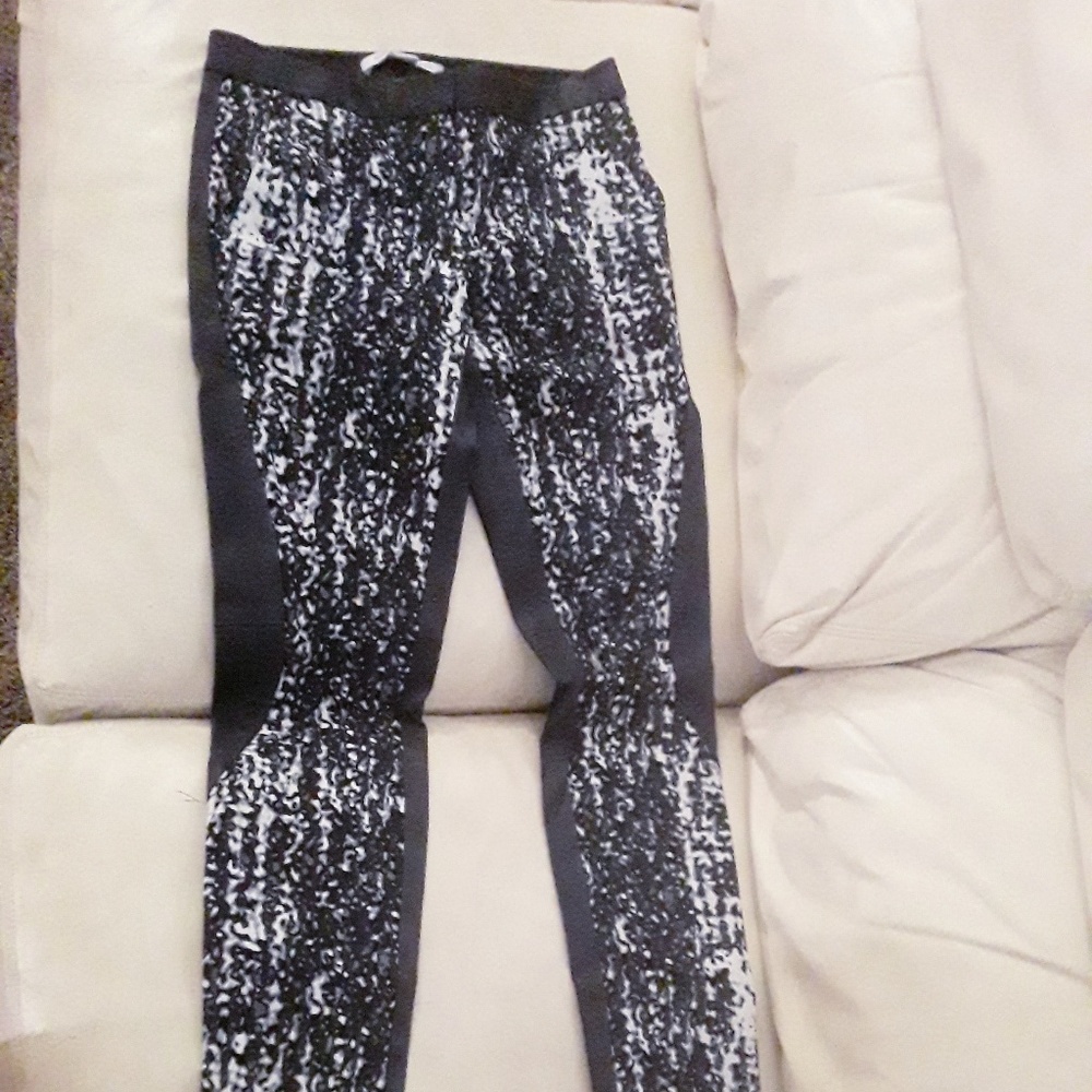 Diane von Furstenberg leather pants